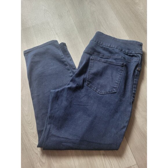 Perfect Stretch By Chicos Womens Dark Blue Jeggings Size 2 10 M - Picture 2 of 5